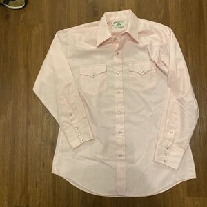 Mesquite Niver Western Wear Long Sleeve Pearl Snap Button Up Mens